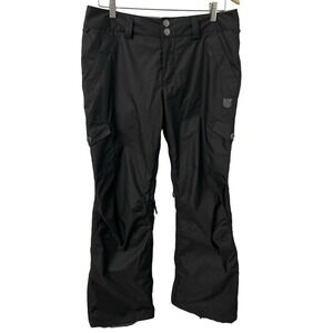 Burton DryRide Snowboard Pants Womens Medium Black Ski Cool Flavors
